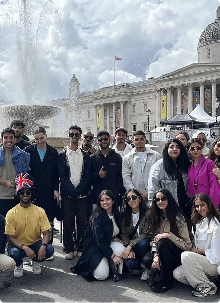 Group at Trafalgar Square